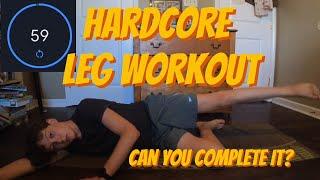 15 Minute HARDCORE Bodyweight Leg Workout