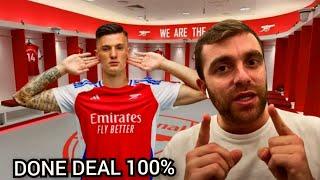 Finally:100% DONE DEAL Medical Confirmed Arsenal announce the signing of STRIKER until June 2029.