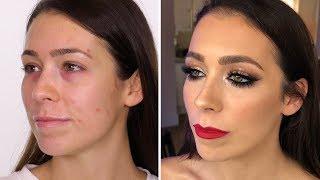 Hollywood Glam Makeup Tutorial - Acne Prone Skin | Shonagh Scott