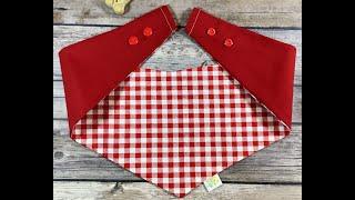 Picnic Snap on Dog Bandana