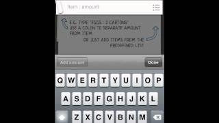 Shopping List review