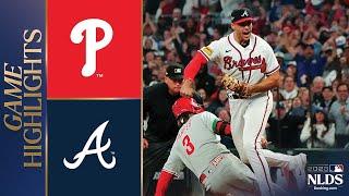 Phillies vs. Braves NLDS Game 2 Highlights (10/9/23) | MLB Highlights