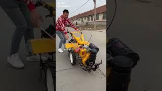 Multi-function four-wheel drive micro-tillage machine #Ditching machine #MicroTillage