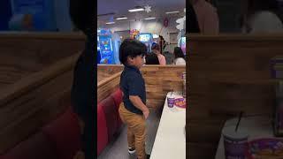 Dad and Son FIGHT over PIZZA, Mom settles it  #shorts