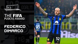 Federico Dimarco | Inter Milan v Frosinone | FIFA Puskas Award 2024 Nominee