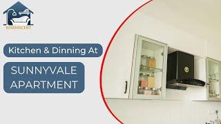 Dinning & Kitchen At Sunnyvale Apartment | Reminiscent Interior