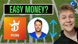 I tried DraftKings Pick 6! (Full review and tips for making money!)