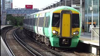 Train announcements at East Croydon (16/5/2021)