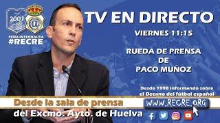 En directo: rueda de prensa de Paco Muñoz (13/9/2024)