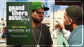 GTA 5 - Mission #3 - "Repossession" - Gold Medal | Walkthrough (HD 60FPS)