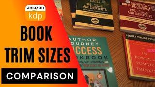 AMAZON PAPERBACK PROOF | FINAL VERSION UNBOXING CHECK | KDP BOOK TRIM SIZES COMPARISON