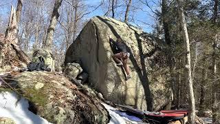 Maura's Dancing Shoes (V4) Gilbert Hills Bouldering