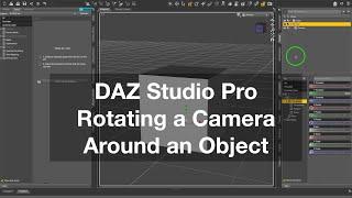 DAZ Studio Pro – Rotating a Camera Around an Object