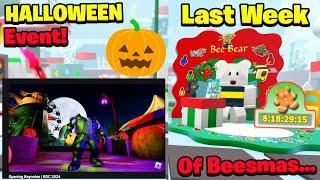 is BSS in HALLOWEEN ROBLOX EVENT? Last Week Of Beesmas... (Bee Swarm Simulator)