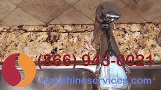 Granite Crack Repair Behind Sink | Complete Fix in Just 2 Minutes”