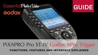 PiXAPRO Pro ST-IV/Godox XPro Trigger Instructional Guide