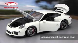 ck-modelcars-video: Porsche 911 991 GT3 Baujahr 2013 Minichamps