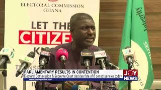 Electoral Commission & Supreme Court decides fate of 6 constituencies today. #AMShow