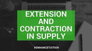 Extension and Contraction in Supply