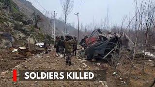 Bandipora: 2 Soldiers Killed, 3 Critically Injured As Truck Skids Off Road