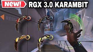 NEW RGX 3.0 Karambit All Varients in Gameplay Animations | Rgx 11z pro Karambit in Gameplay