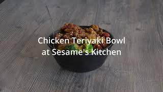 Chicken Teriyaki Bowl Sesames Kitchen D6 30s