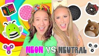 NEON ️ VS NETERAL  LEARNING EXPRESS COLOR SHOPPING CHALLENGE!