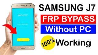 Samsung J7 FRP BYPASS Samsung Galaxy J700H Google Account Unlock Without PC  ANDROID 6.0.1