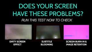 Run This Video On Your TV NOW | Burn in, Blooming & Dirty Screen Video Test