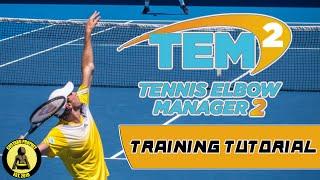 Tennis Elbow Manager 2 - Training Tutorial -TEM2 - Training Basics