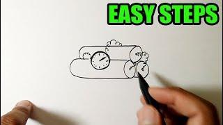 How to draw a time bomb | EASY DRAWING IDEAS