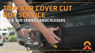 200 + 300 Series Tow Bar Cover Cut Out Service – Retain Your Cover Whilst Towing!