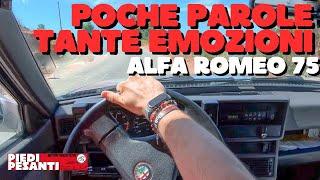 POV ALFA ROMEO 75: poche parole, ma QUANTE EMOZIONI