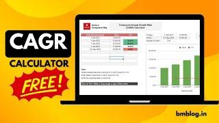 FREE CAGR Calculator (Google Sheets)!