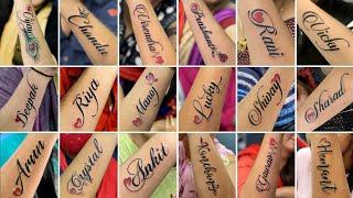 Very popular boys and girls name tattoo designs | name tattoo ideas for men and women | name tattoos