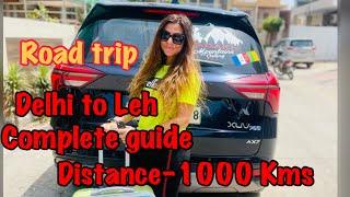 Delhi to Leh by Road Epsd1,distance ,cost,leh Ladakh tour-roadconditions,Delhi toLeh viaManali,route