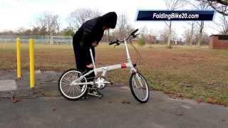 Allen Sports Downtown Aluminum 1-Speed Folding Bike - How to Fold and Unfold