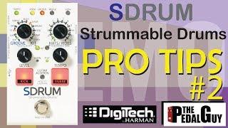 ThePedalGuy Presents the DigiTech SDRUM Strummable Drums Pedal Pro Tips Part 2