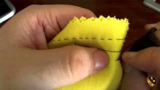 Hand-stitching: Saddle-stitch