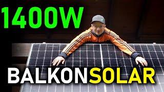 Balkonsolar MEHR als 600W - So gehts!