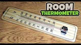 Room Thermometer (Wooden & Hanging) || Wall Analogue Thermometer