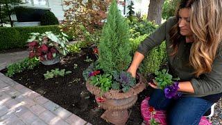 Planting a Couple of Fall Containers & Harvesting Ornamental Corn!   // Garden Answer