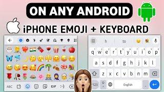 iPhone Keyboard On Android | iOS Emojis keyboard on android | iOS emoji kaise lagaye