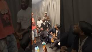 Asake, Davido & Quavo Link Up – Big Chillin’ Vibes!  #asake #davido #quavo