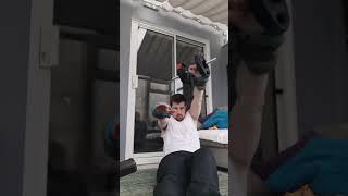 continuous situps 5kg dumbells and wrist weights 2x2kg workout #fitness #strong #fit #situps