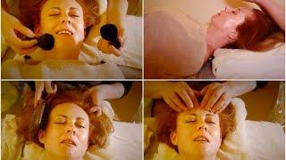 A Real ASMR Massage Treatment In London UK  Face Massage, Tapping, Hair Brushing