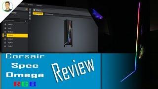 Cosair Spec Omega RGB Case Review + iCue Lighting Software Tour (Setup)