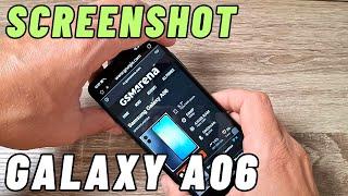 How to SCREENSHOT on Samsung Galaxy A06