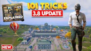 BGMI NEW UPDATE 3.8 - FULL GUIDE & TOP 101 TRICKS - HOW TO PLAY