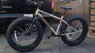 Mongoose Malus Fat Tire Bike...my first biking video!!!